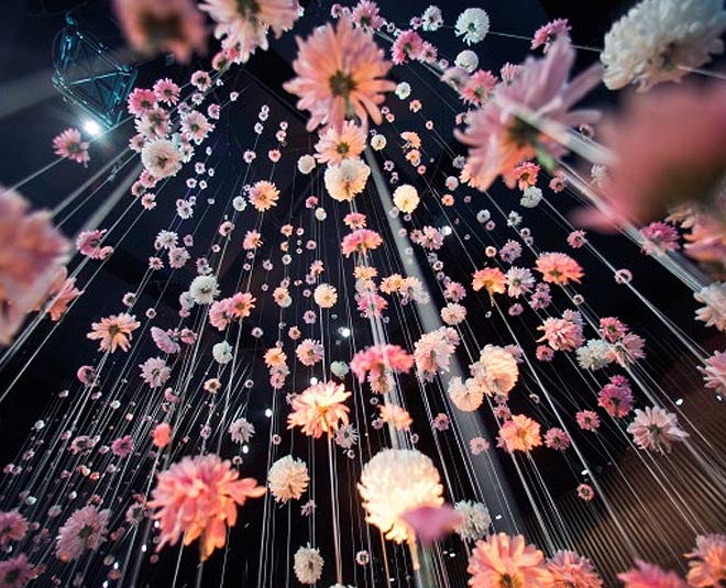 Flower chandelier