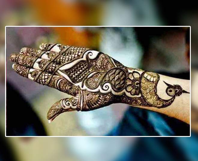 हथेली भरने के लिए सिंपल मेहंदी डिजाइन- karwa chauth easy mehendi