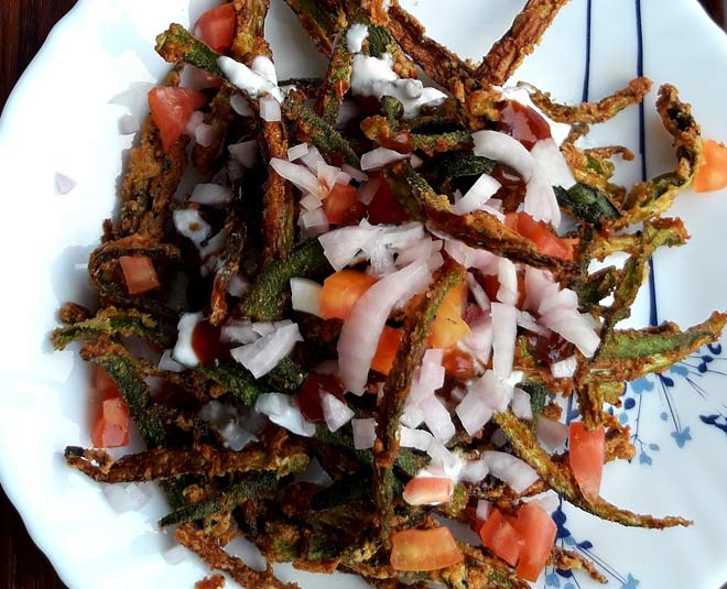 kurkuri bhindi chaat recipe