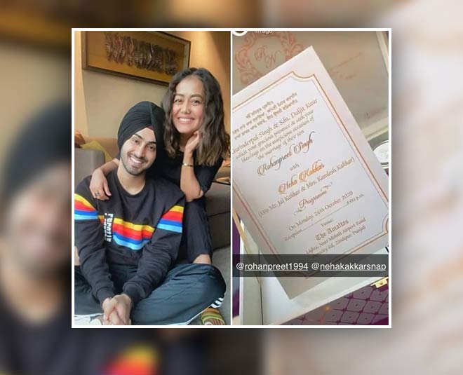 Neha Kakkar And Beau Rohanpreet Singh's Wedding Card Goes Viral, This