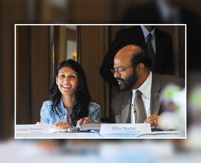 roshni  with shiv nadar
