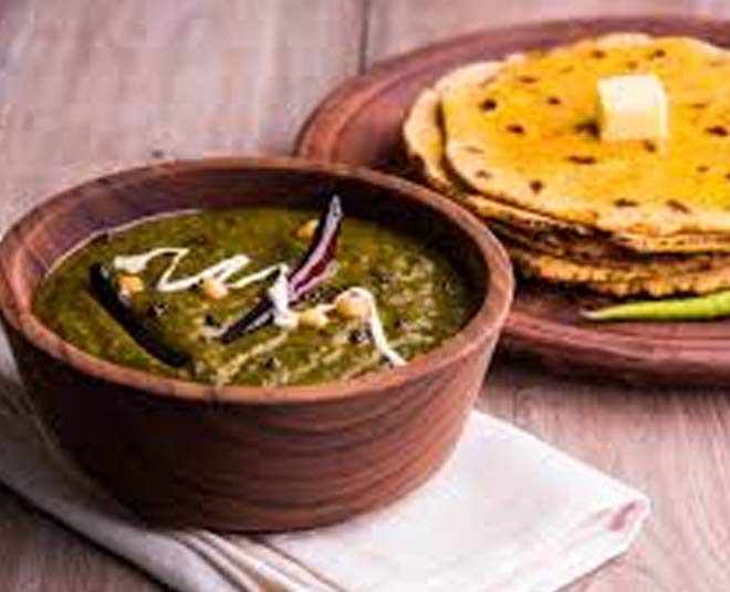 sarso ka saag rich with vitamin c inside