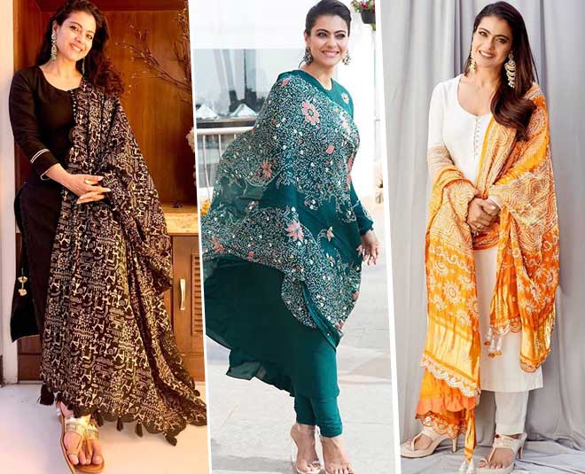  salwar suits from  kajol  closet