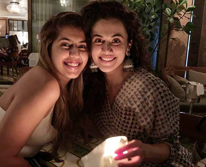 Bollywood  divas  doppelganger  sisters tappsee