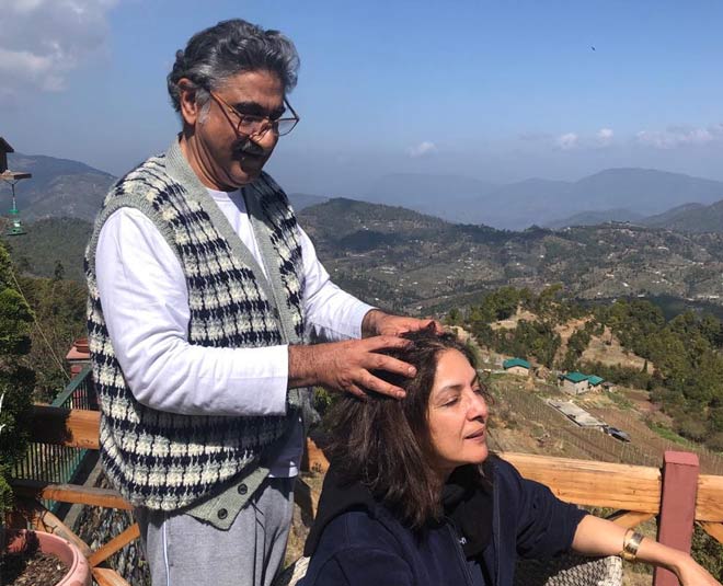 Neena Gupta with her Husband