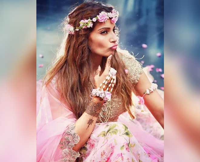 bridal wedding floral jewellery ideas 