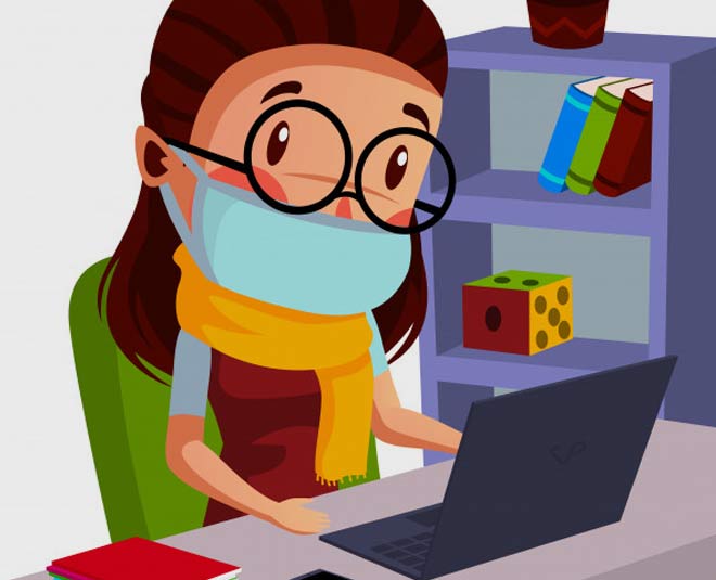 during childrens online classes inside 