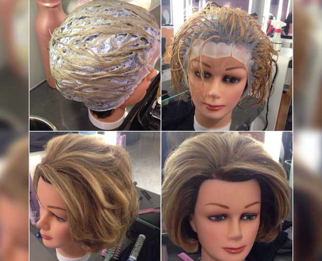 Hair Hack DIY Hair Highlights By Using Plastic Bag | hair hack diy hair  highlights by using plastic bag | HerZindagi