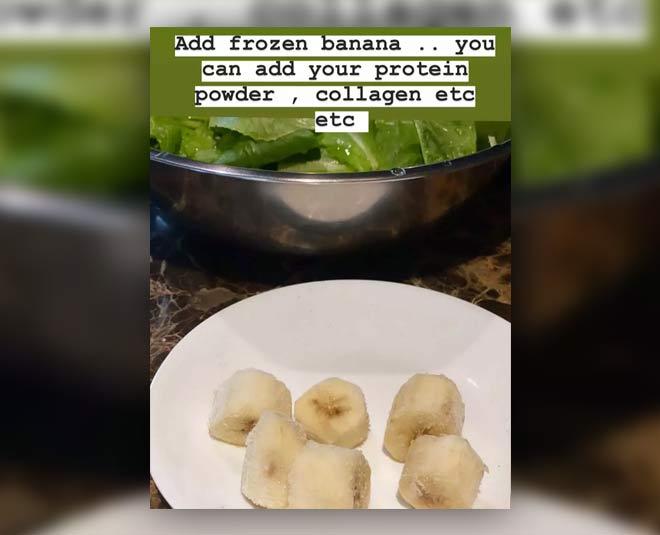 samantha akkineni healthy smoothie inside