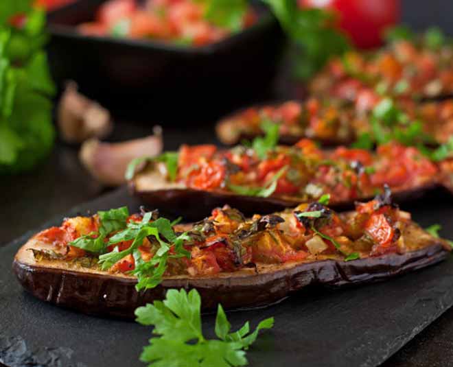 स्टफ्ड बैंगन- stuffed eggplant