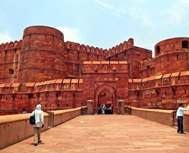 आगरा का किला, उतर प्रदेश famous forts in india agra fort inside