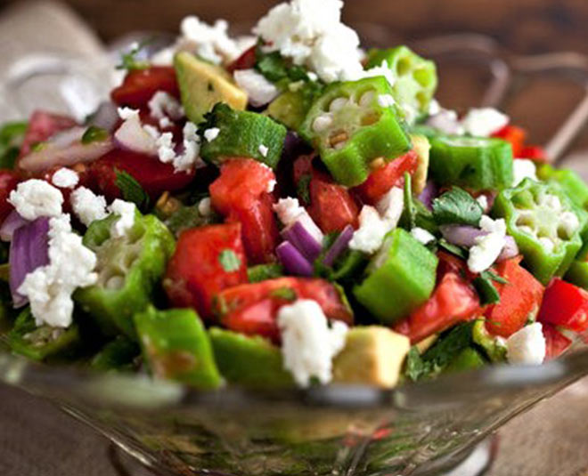 LADYFINGER RELISH WITH FETA CHEESE inside 