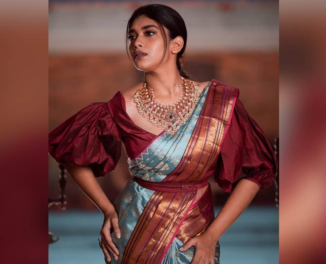 How to Rock a Saree Blouse Even If You Have Big Arms • Keep Me Stylish