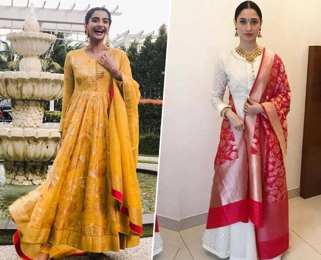 Here's How You Can Stylishly Flaunt Anarkali Suit For Court Marriage