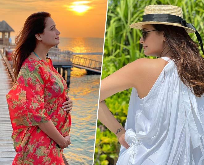 dia mirza comfortable maternity outfits