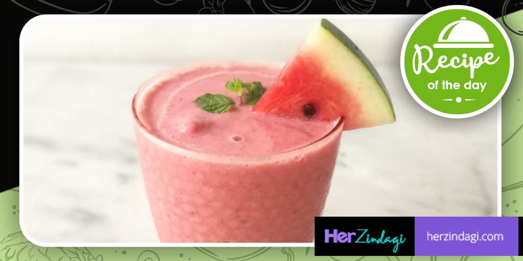 Watermelon Milkshake Easy Recipe For Summerगर्मियों में बनाएं ठंडा