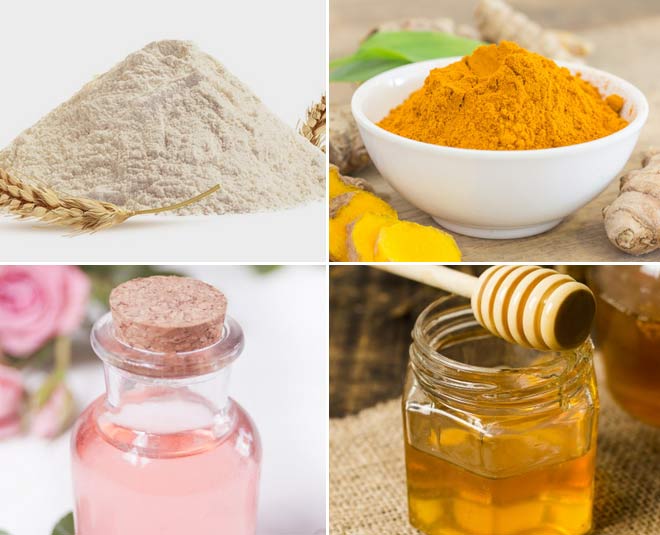 face pack wheat flour