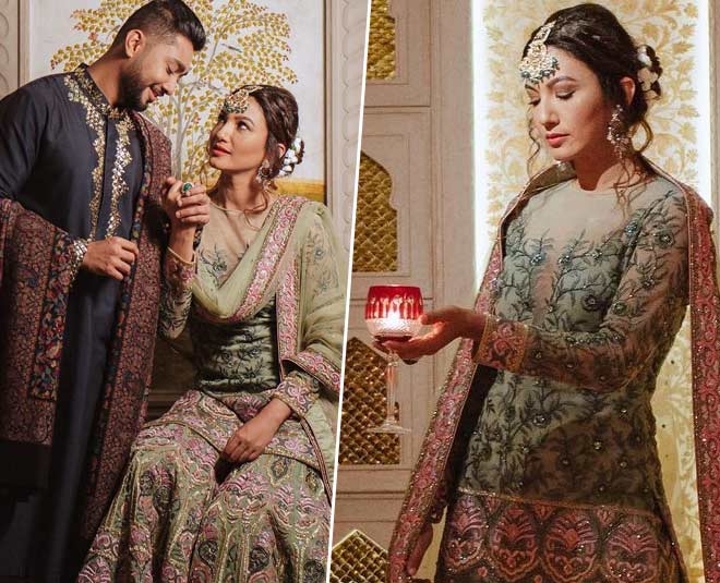 gauhar khan actress maang tikaa