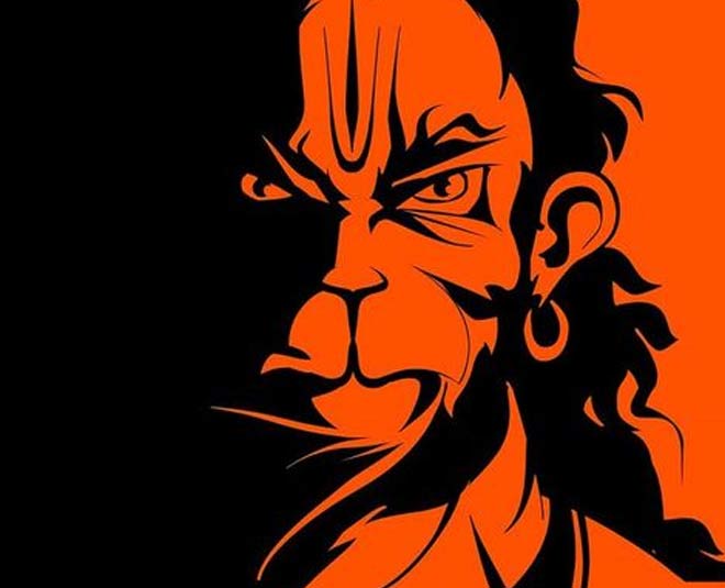hanuman in anger
