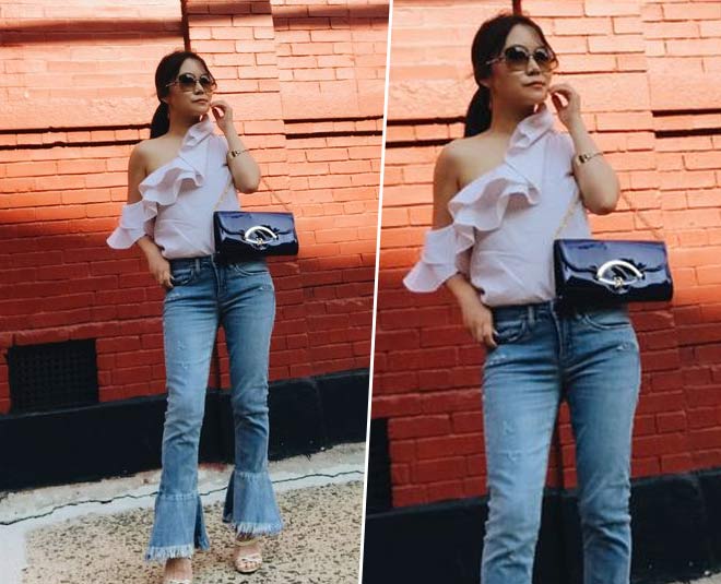How to LOOK TALLER in Flared Jeans
