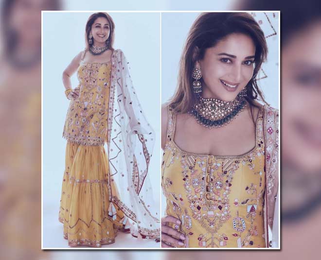 शरारा कुर्ता madhuri dixit sharara kurta latest look