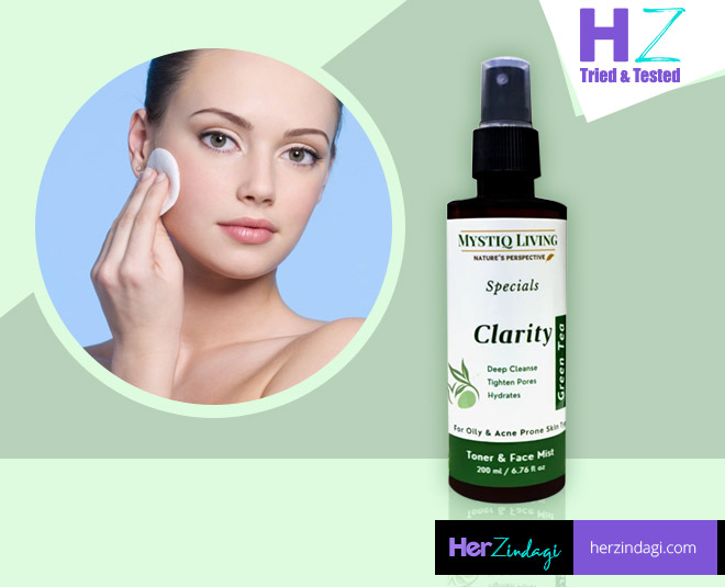 Mystiq living Green Tea Clarity Face Toner & Mist Review mystiq