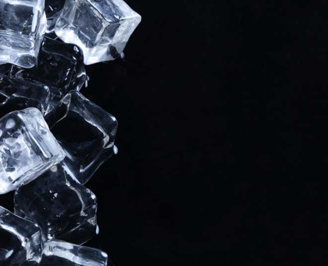 pimples on lips remdey ice cube inside 