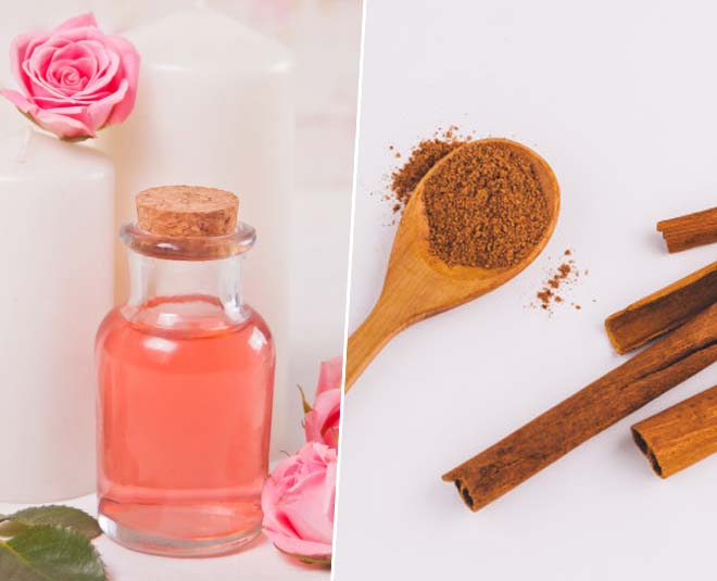 rose water and chandan