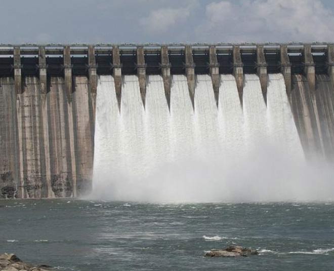 some biggest dams in India nagarun dam inside 