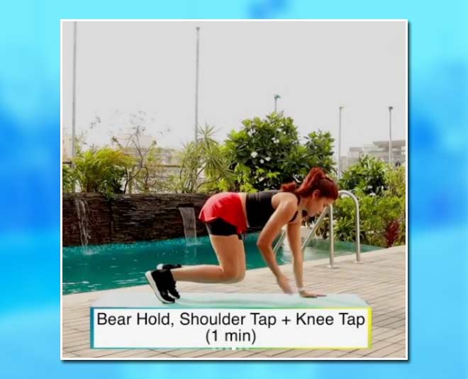 Bear Hold, Shoulder Tap + Knee Tap
