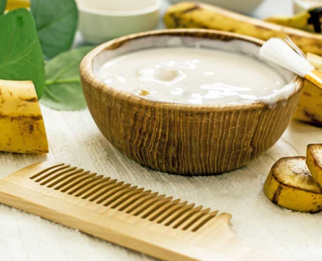 banana curd hair mask