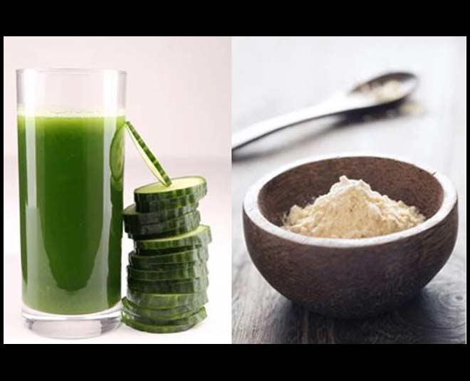 besan cucumber face pack