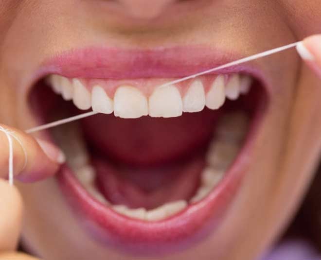 dental care  floss your teeth