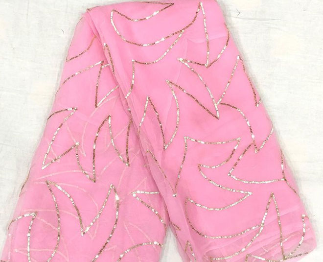 dont fold chiffon saree