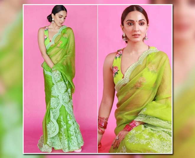 हरी साड़ी में दिखें ग्लैमरस green saree looks