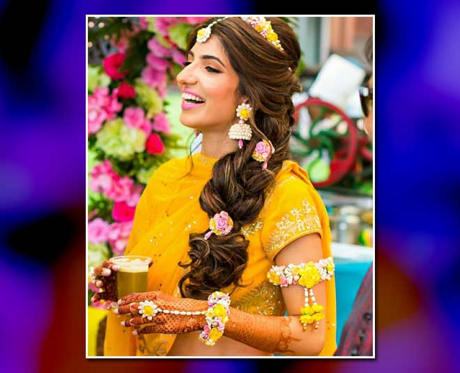 Haldi hairstyles images for wedding planning