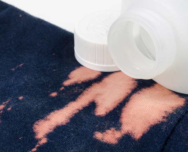 can bleach get red stain out of mattress