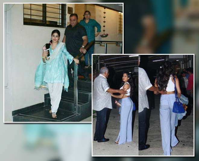 janhvi kapoor bottle