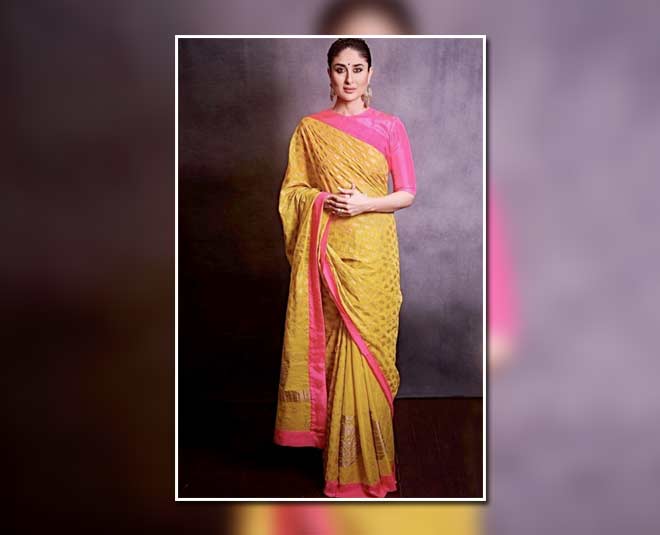 Kareena Kapoor Khan kareena bollywood yellow saree