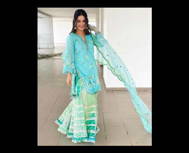 leheriya  saree  gota patti