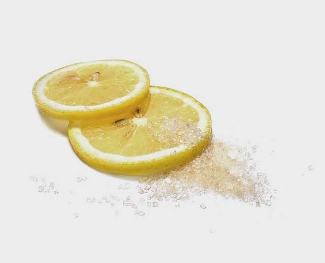 lemon sugar scrub