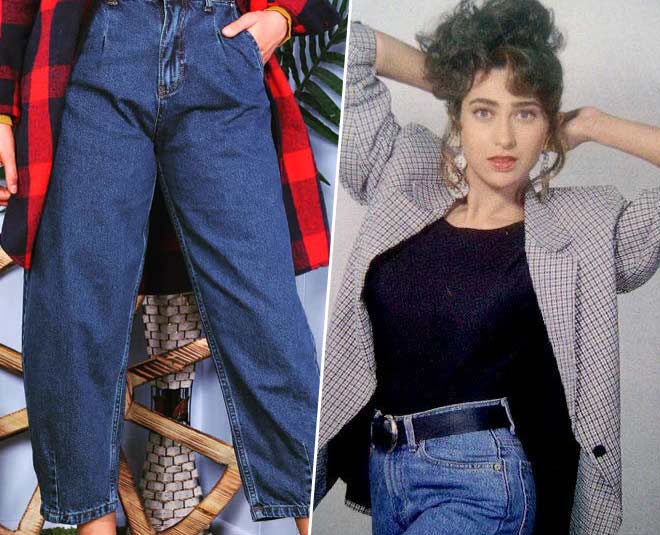 mom jeans jacket look