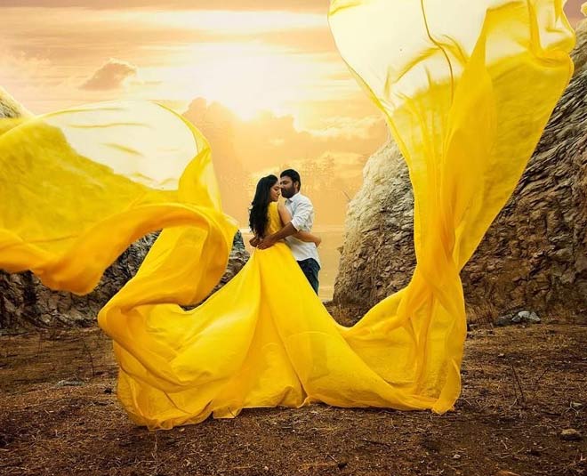 Portrait Pre Wedding of an Asian Couple Dressed in the Same Blue Tones  Posing in a Pine Garden Expressing Their Love in Happiness Stock Photo -  Image of light, marriage: 225311628