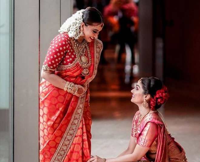 ZARI - #ZariBeauties The perfect sister duo shot you'd not want to miss on  your wedding! 🤩 Our beautiful customer twirling and posing happily in our  bridal wear lehenga. #zarijaipur #jaipur #raipur #