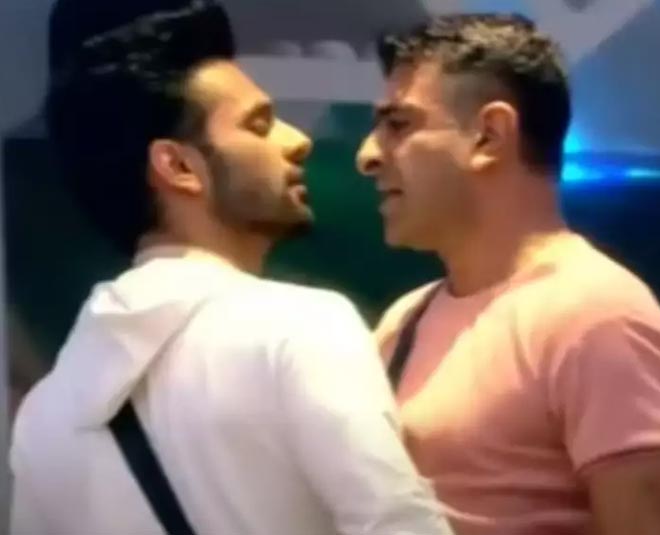 rahul eijaz fights  bigg boss