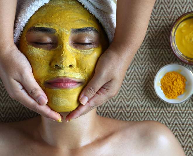raw turmeric face pack