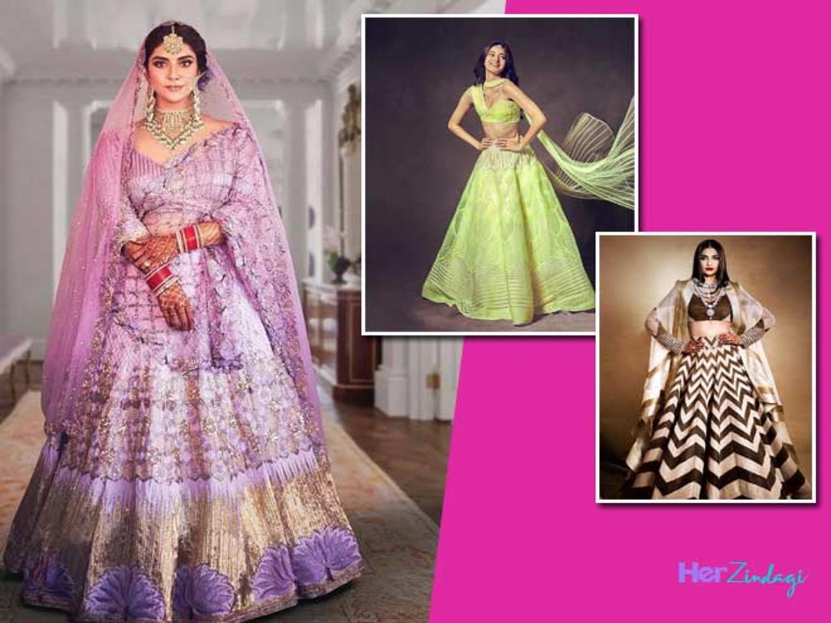 unique lehenga colours