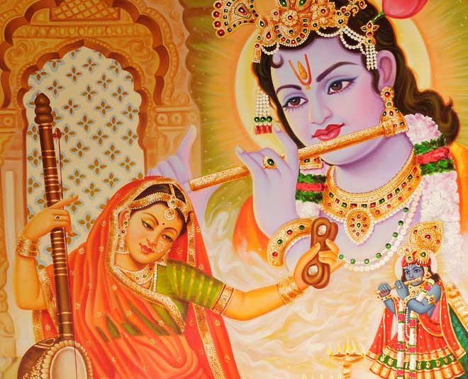 god krishna and meera