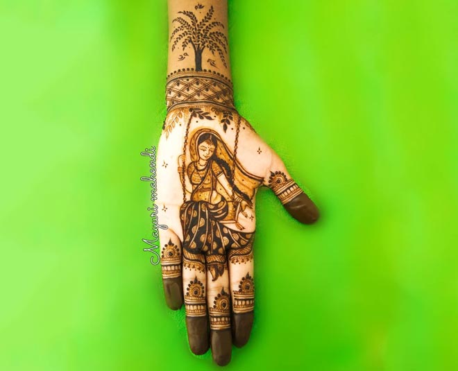 Hariyali Teej 2020: How to celebrate, symbolism and amazing mehndi designs  - India Today