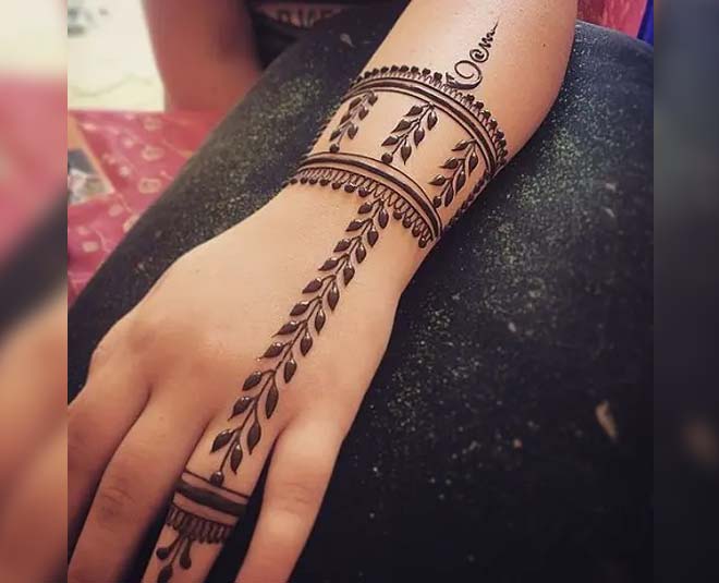 Bracelet Style Arabic Mehndi Design